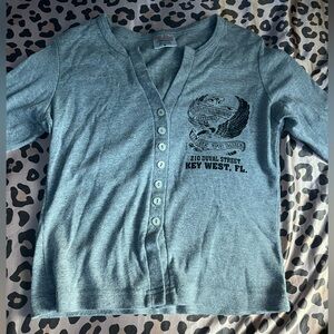 Harley Davidson quarter sleeve shirt